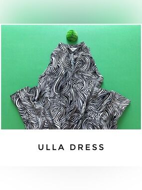 Ulla dress size 0 black white midi maxi